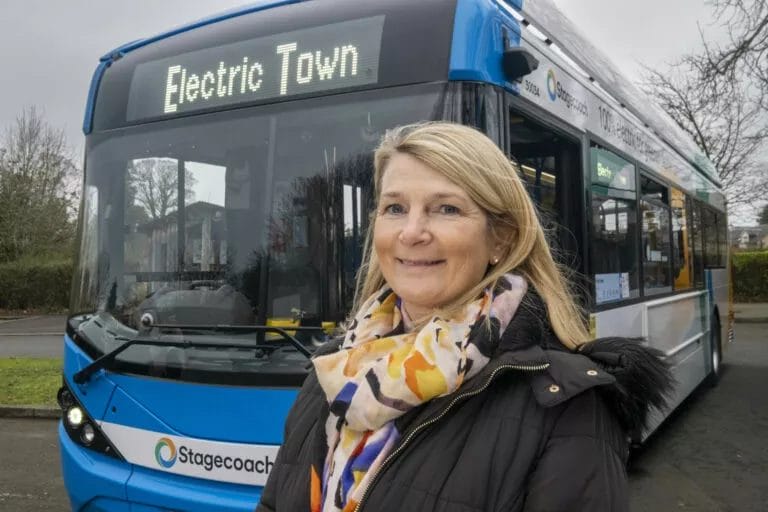 Stagecoach Electric Bus LaunchPic Peter Devlin