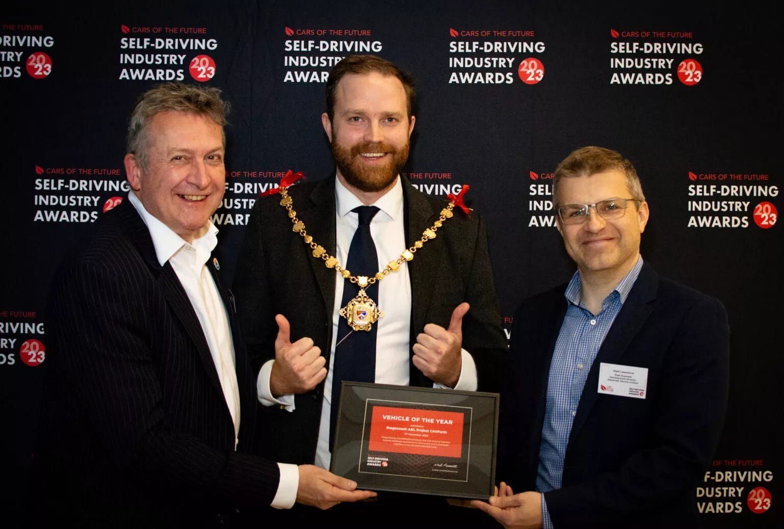 Self-Driving-Industry-Awards-2023-presentation-to-CAVForth-project