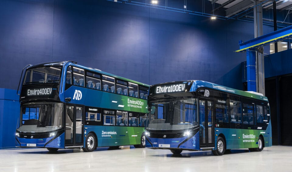 Alexander Dennis Enviro400EV and Enviro100EV