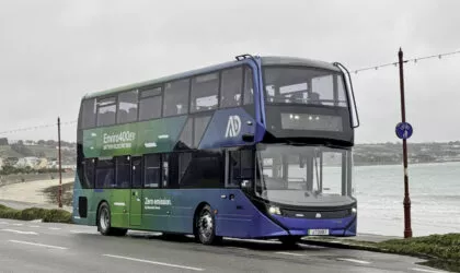 Alexander Dennis Enviro400EV in Jersey