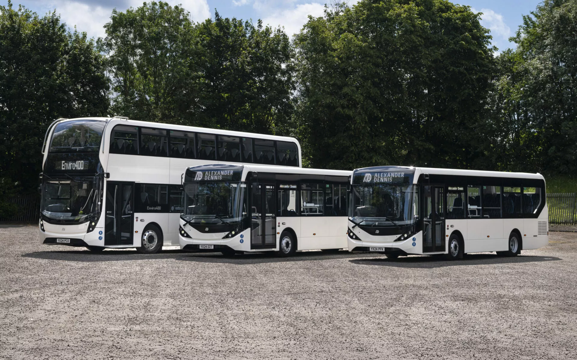 Alexander Dennis Enviro200 and Enviro400 stock