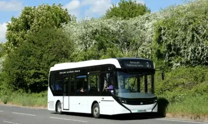 Alexander Dennis Enviro100EV demonstrator at Go-Coach (1)