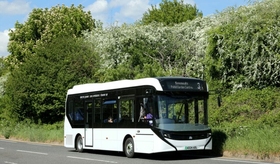 Alexander Dennis Enviro100EV demonstrator at Go-Coach (1)